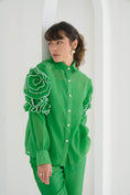 Load image into Gallery viewer, Green Lynna Shirt
