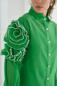 Load image into Gallery viewer, Green Lynna Shirt
