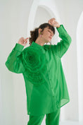 Load image into Gallery viewer, Green Yasmin Shirt
