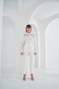 Load image into Gallery viewer, White Chanderi Pant
