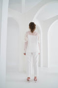 Load image into Gallery viewer, White Chanderi Pant
