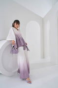 Load image into Gallery viewer, Mauve Grey Ombre Kaftan Coord Set
