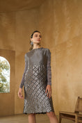 Load image into Gallery viewer, Mauve Mermaid Textured Dress
