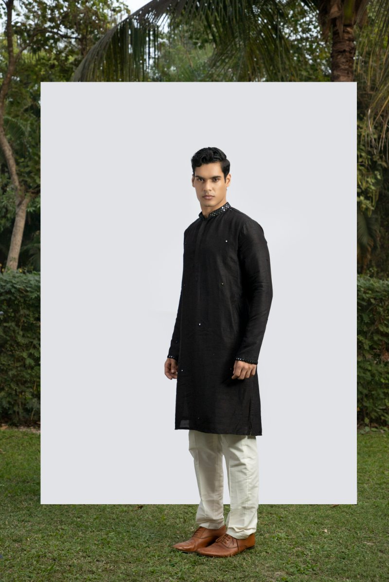 Black Mirror Kurta Set