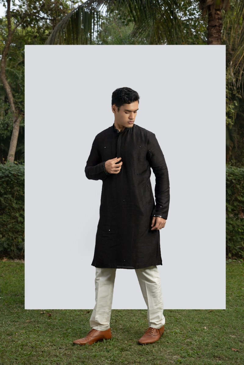 Black Mirror Kurta Set