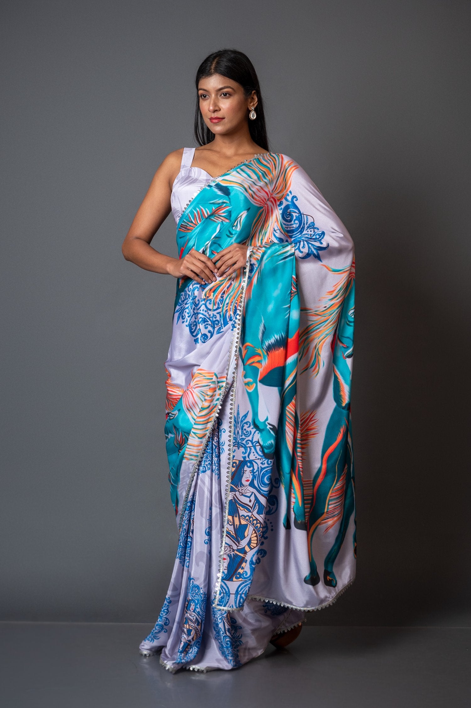 Kalki Printed Saree