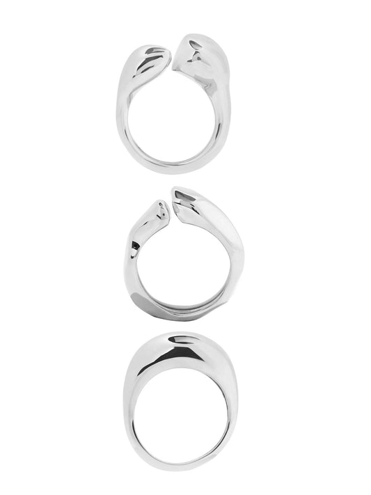 Stackable Pebble Rings