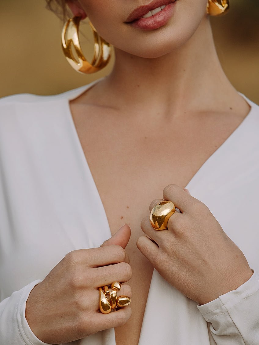 Stackable Pebble Rings